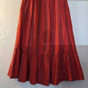 Plaid Peasant Skirt